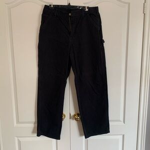 Carhartt heavy duty Black denim carpenter pant